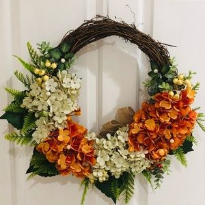 Beautiful Front door Fall Wreath